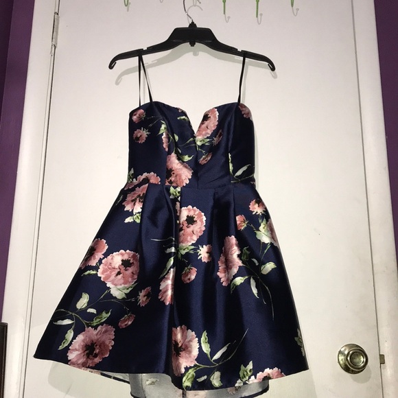 windsor blue floral dress